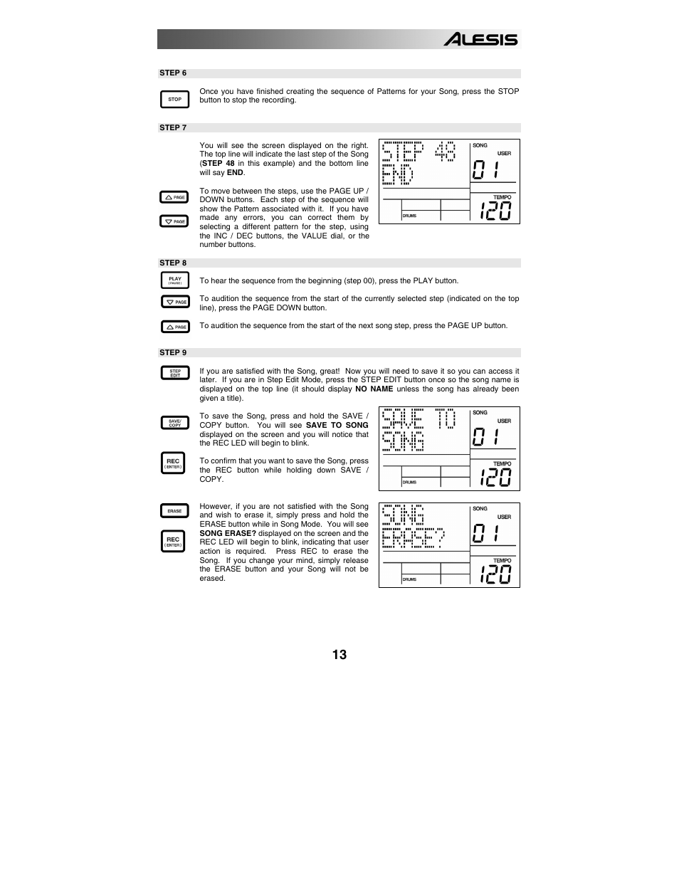 Footswitch control, Factory reset, Additional information | Technical specifications | ALESIS SR-18 User Manual | Page 16 / 76