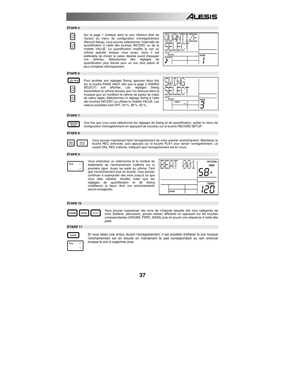 ALESIS SR-18 User Manual | Page 40 / 76