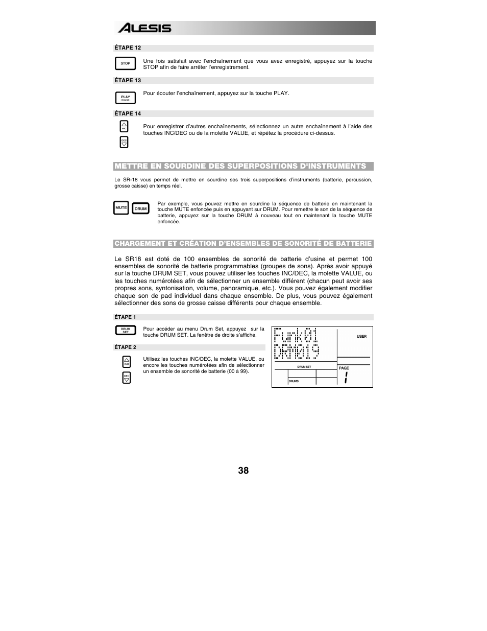 ALESIS SR-18 User Manual | Page 41 / 76