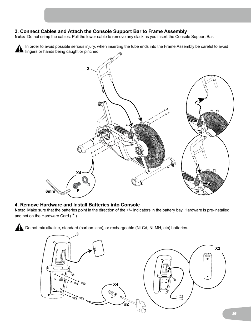 Schwinn Airdyne AD6 User Manual | Page 9 / 28