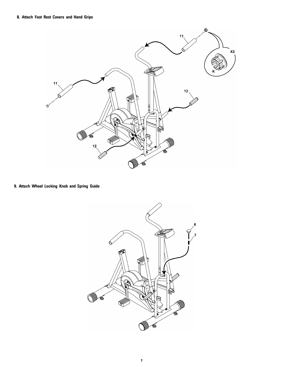 Schwinn EVO Airdyne User Manual | Page 7 / 8