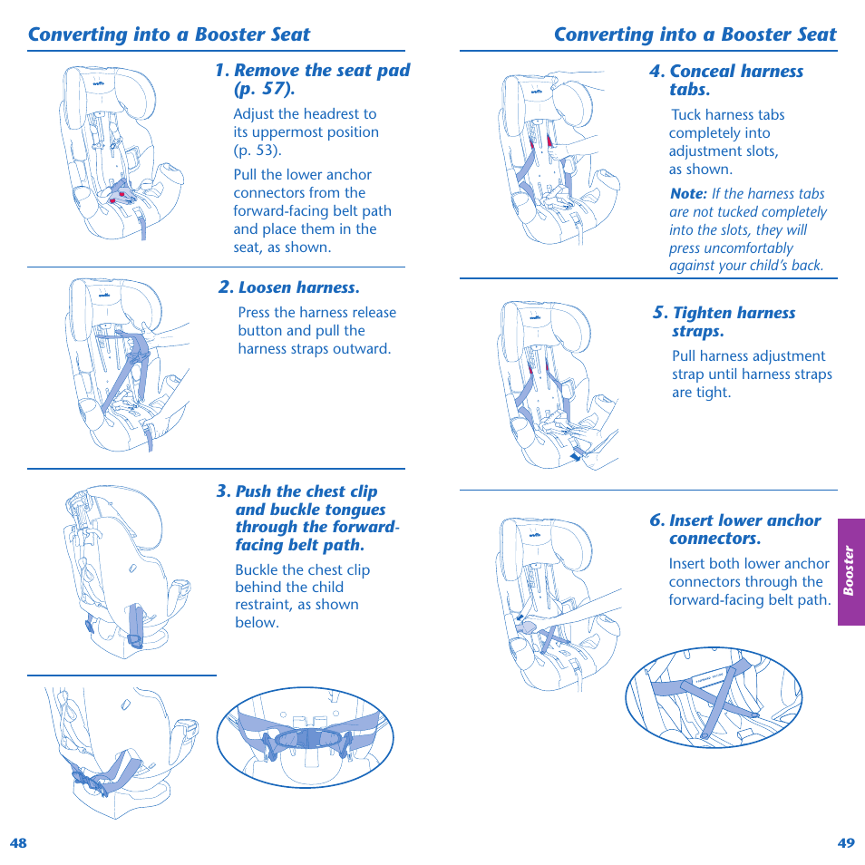 Evenflo Symphony 65 User Manual | Page 26 / 35
