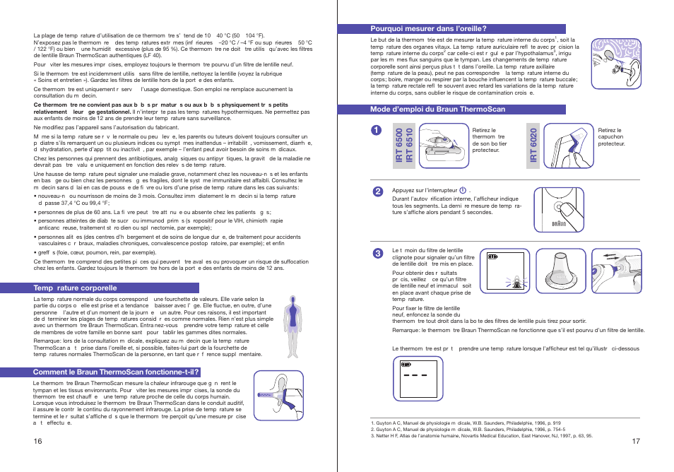 Braun ThermoScan IRT 6510 User Manual | Page 10 / 20