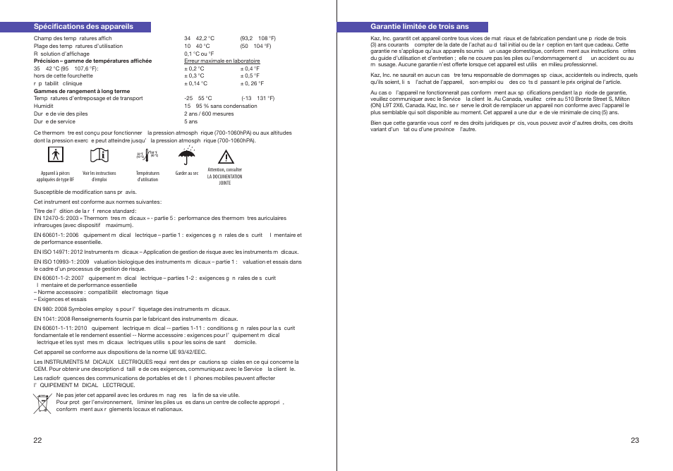 Braun ThermoScan IRT 6510 User Manual | Page 13 / 20