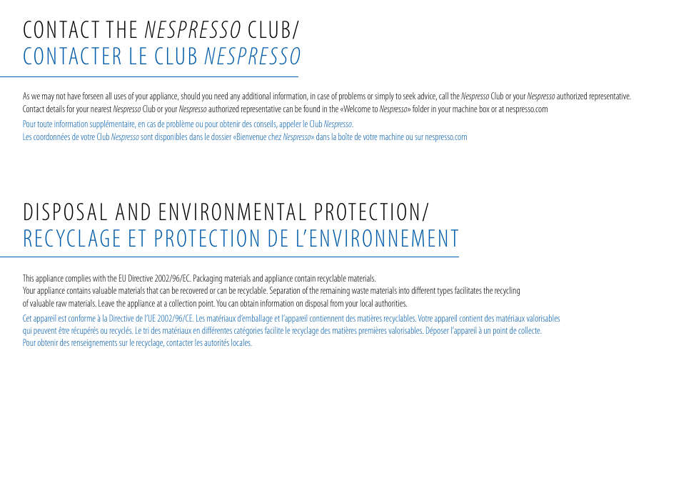 Nespresso Essenza C99 User Manual | Page 22 / 140