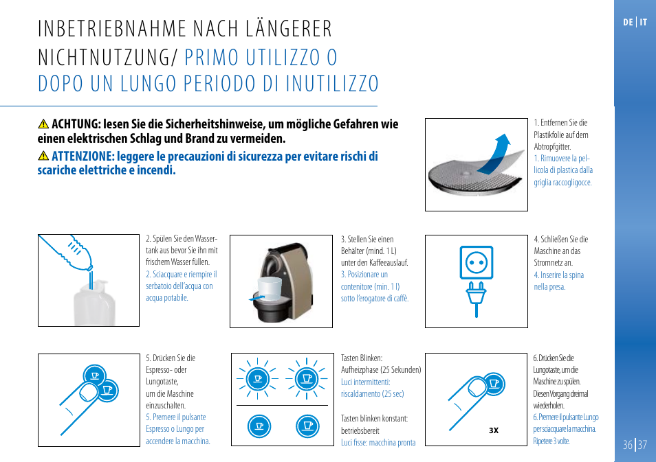 Nespresso Essenza C99 User Manual | Page 36 / 140
