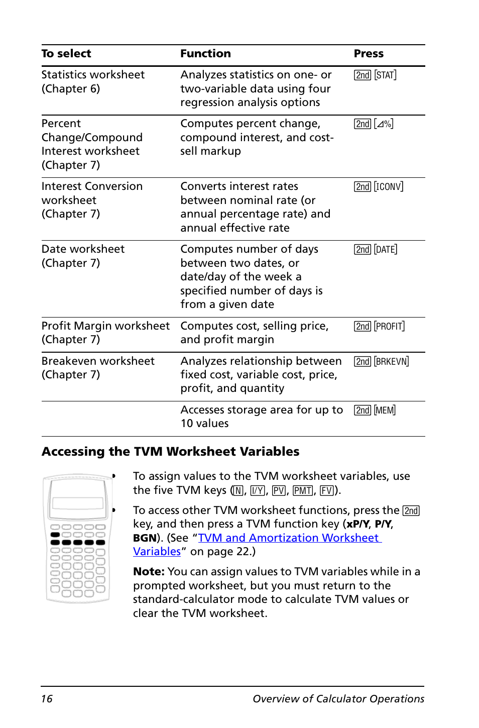 Texas Instruments BA II PLUS User Manual | Page 20 / 114