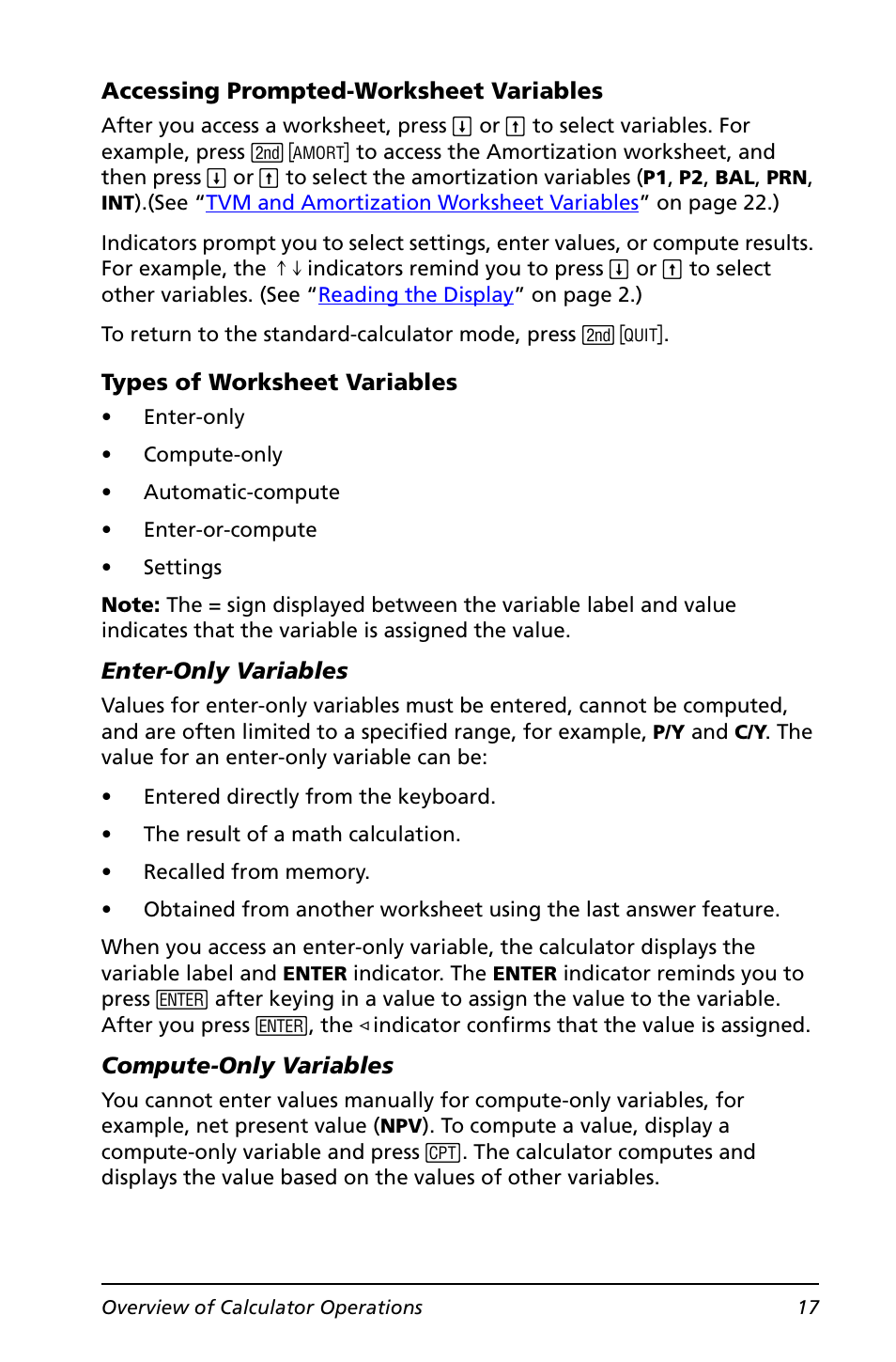 Texas Instruments BA II PLUS User Manual | Page 21 / 114
