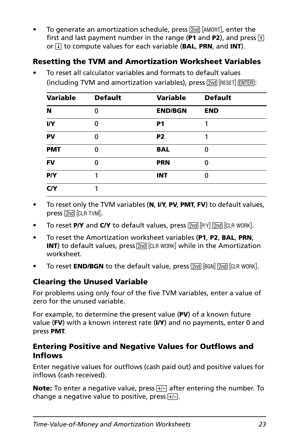 Texas Instruments BA II PLUS User Manual | Page 27 / 114