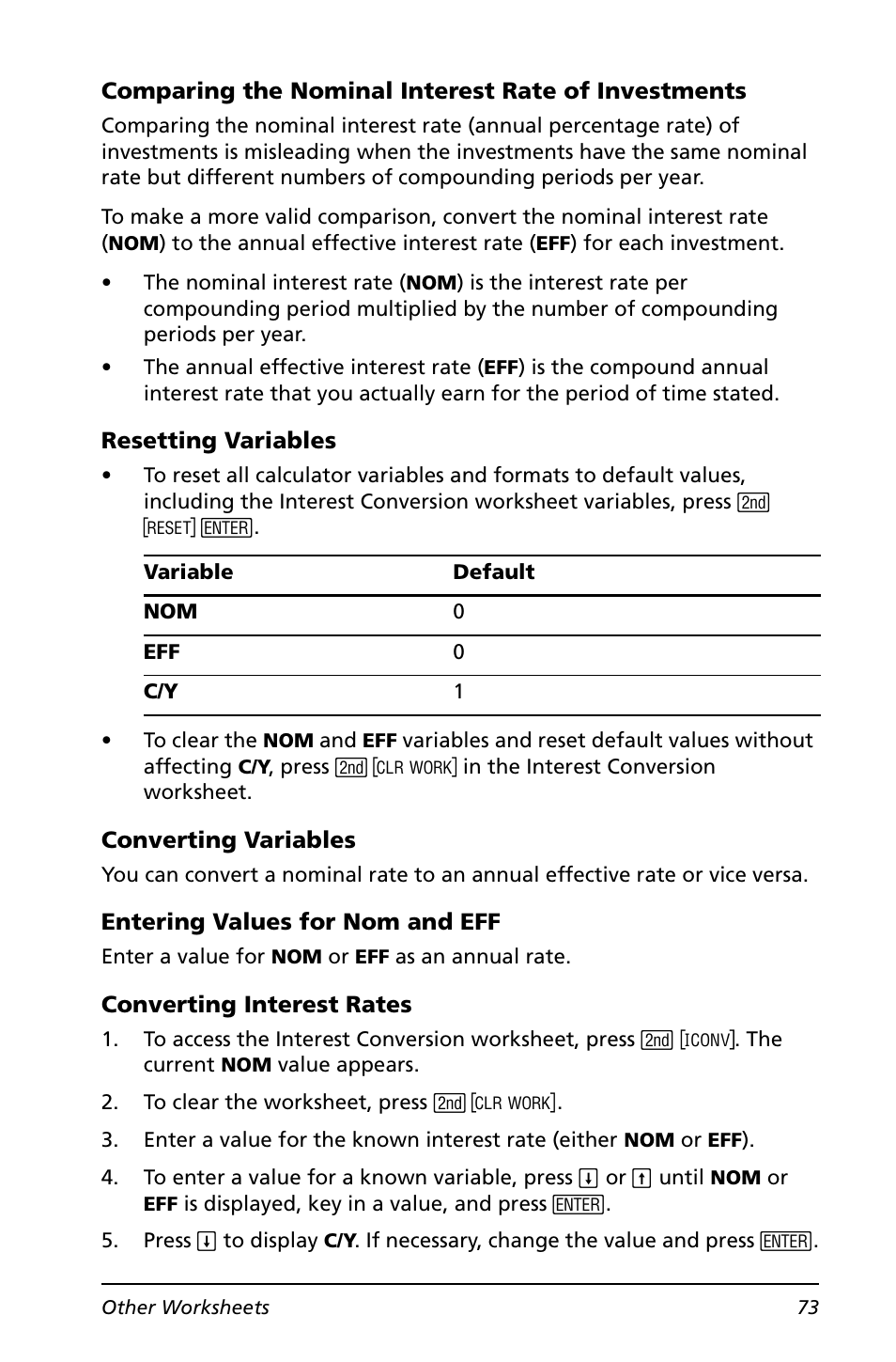 Texas Instruments BA II PLUS User Manual | Page 77 / 114