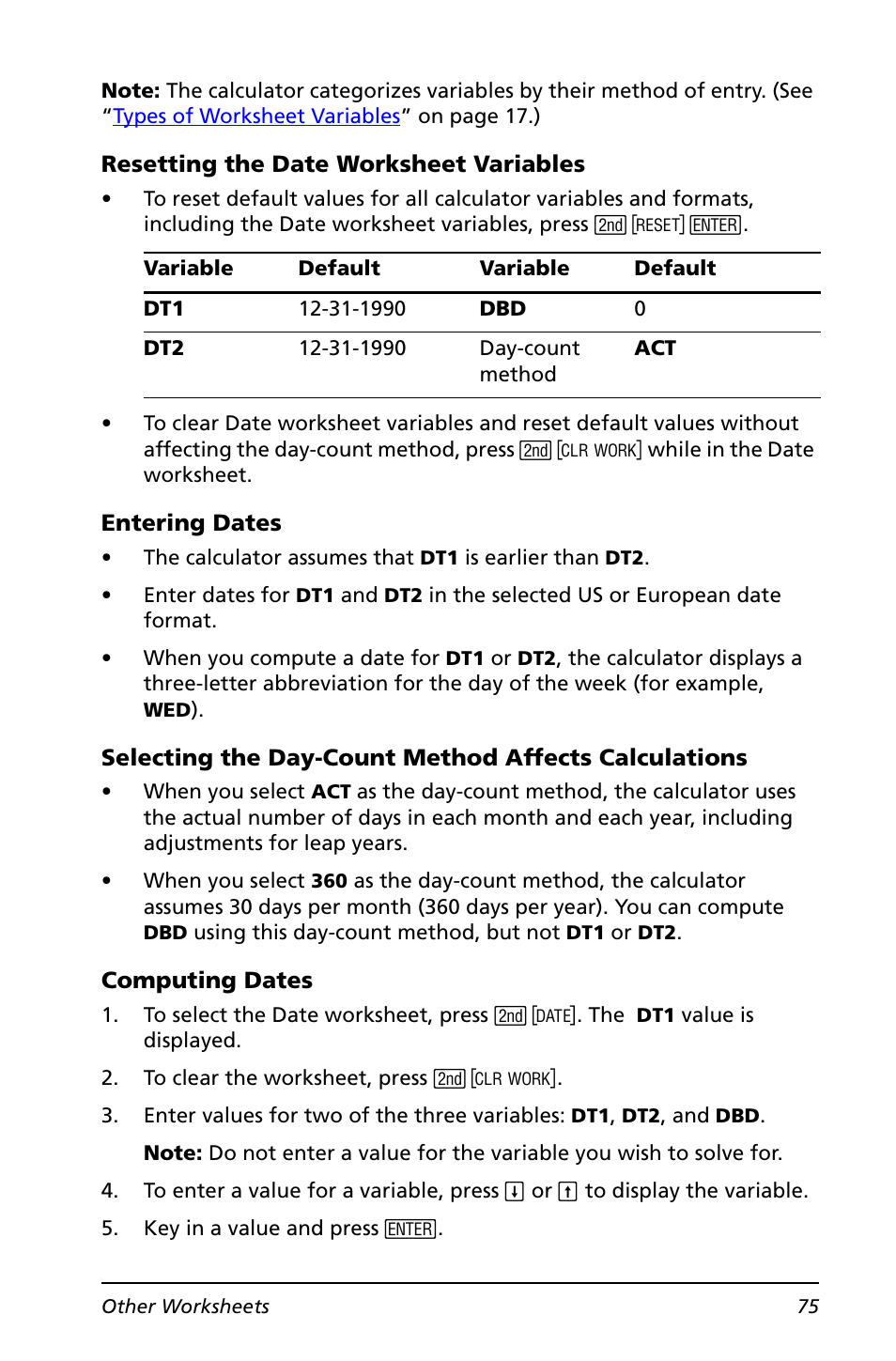 Texas Instruments BA II PLUS User Manual | Page 79 / 114