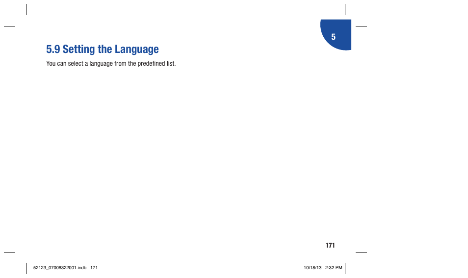 9 setting the language | Accu-Chek Aviva Expert User Manual | Page 179 / 304