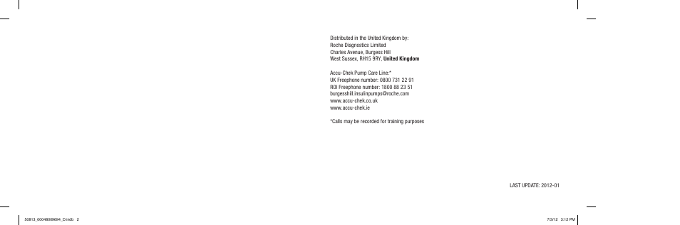 Accu-Chek Aviva Combo User Manual | Page 2 / 282