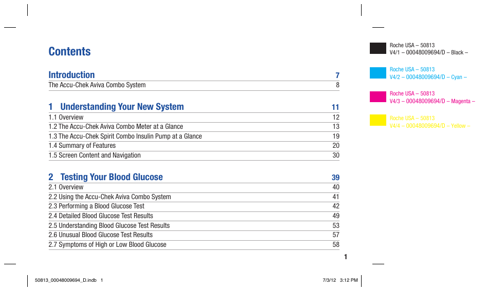 Accu-Chek Aviva Combo User Manual | Page 3 / 282