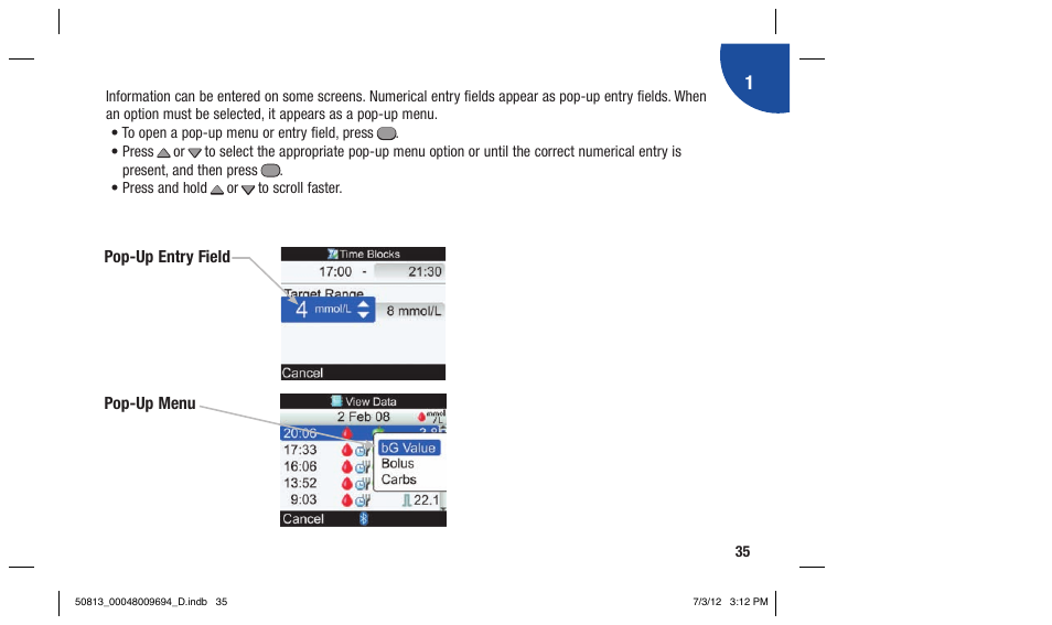 Accu-Chek Aviva Combo User Manual | Page 37 / 282