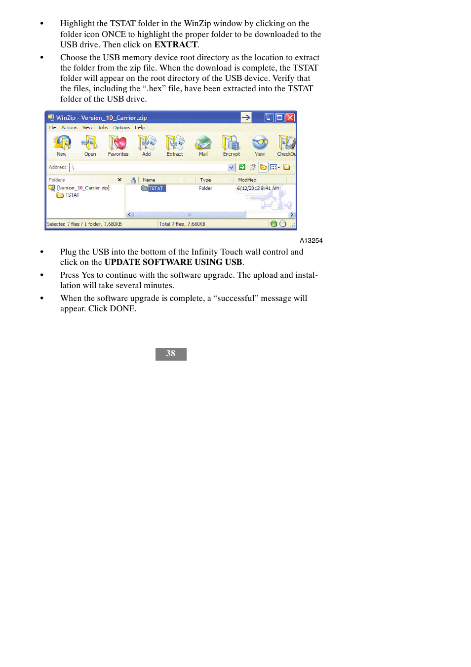 Carrier Infinity SYSTXCCITC01-A User Manual | Page 44 / 68