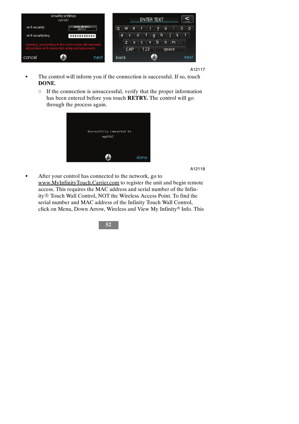 Carrier Infinity SYSTXCCITC01-A User Manual | Page 58 / 68