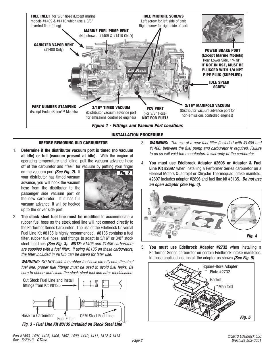 Edelbrock 14064 EnduraShine User Manual | Page 2 / 8