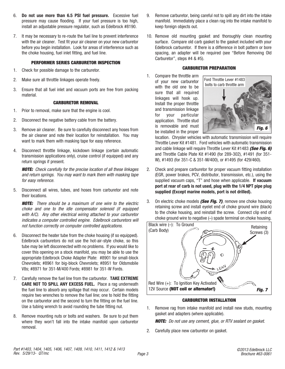 Edelbrock 14064 EnduraShine User Manual | Page 3 / 8