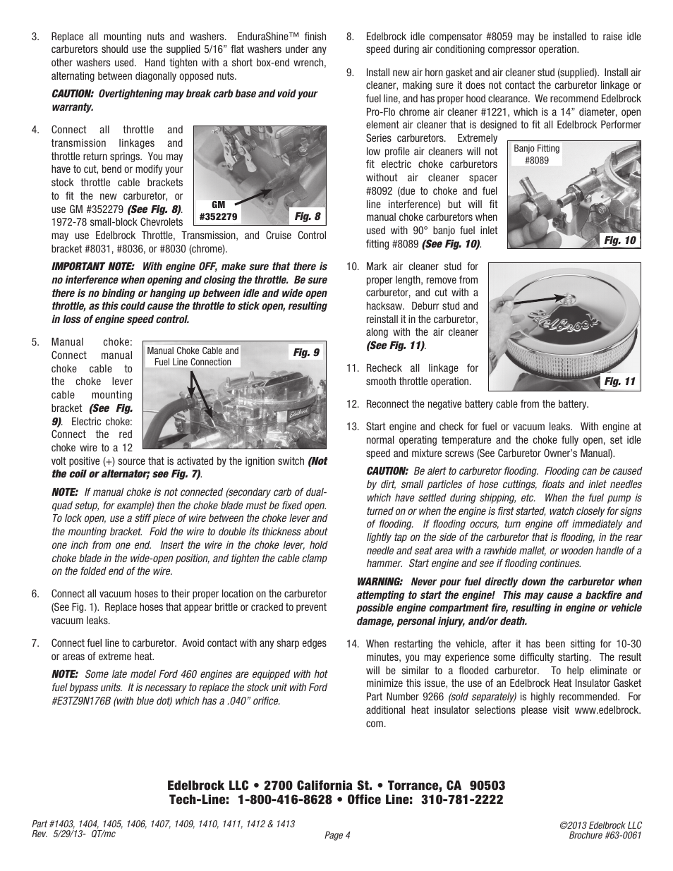 Edelbrock 14064 EnduraShine User Manual | Page 4 / 8