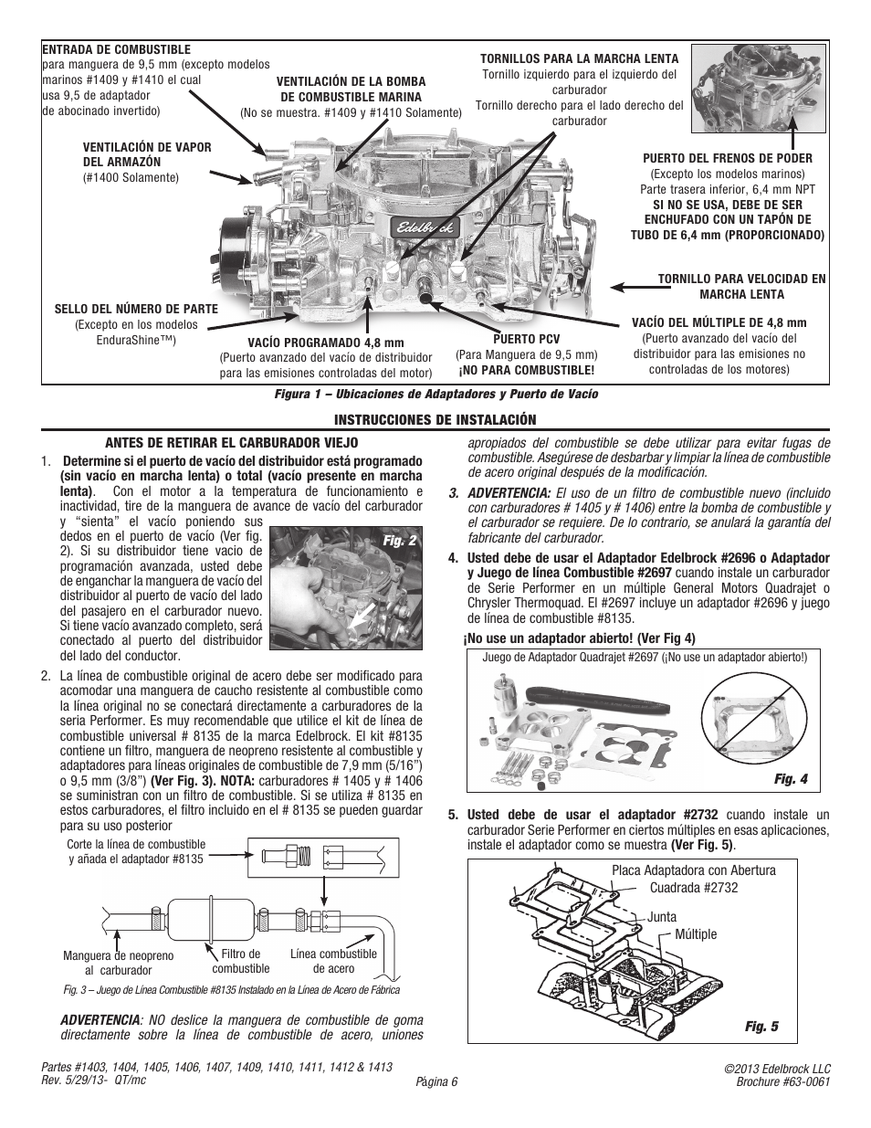 Edelbrock 14064 EnduraShine User Manual | Page 6 / 8