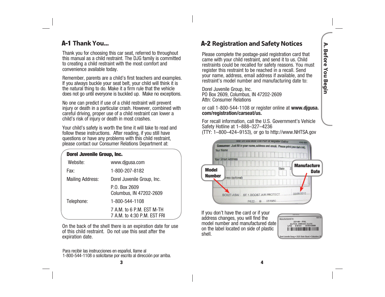 Safety 1st Alpha Omega Elite User Manual | Page 3 / 32