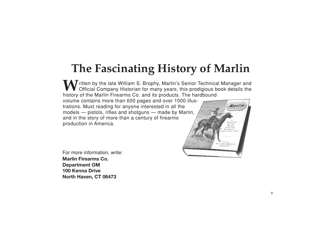 The fascinating history of marlin | Marlin model 60 User Manual | Page 11 / 14