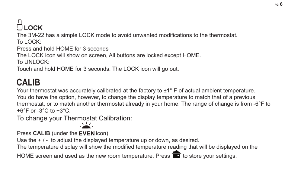 Calib | 3M 22 User Manual | Page 6 / 9