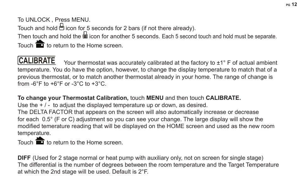 Calibrate | 3M 50 User Manual | Page 12 / 16