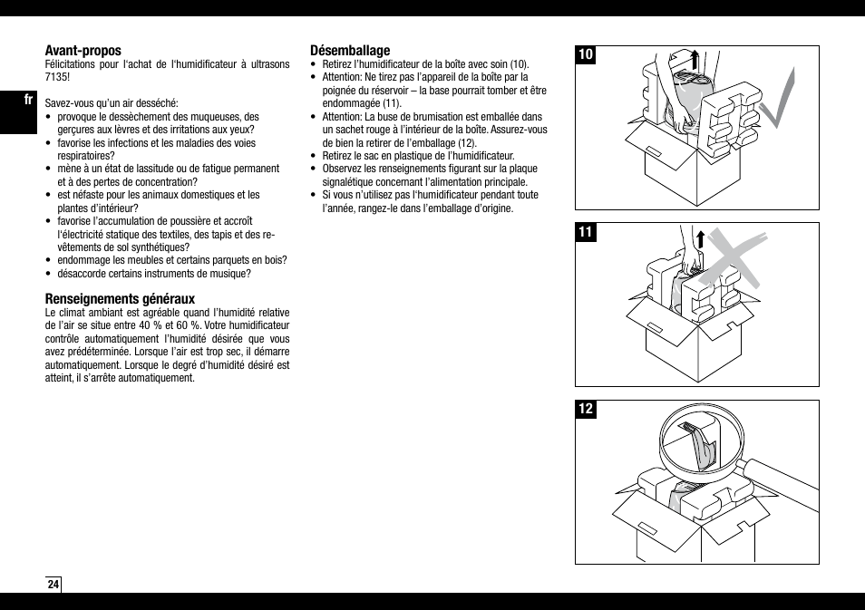 Air-O-Swiss AOS 7135 User Manual | Page 24 / 52