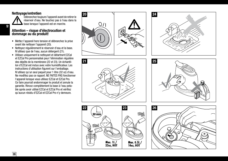 Air-O-Swiss AOS 7135 User Manual | Page 28 / 52