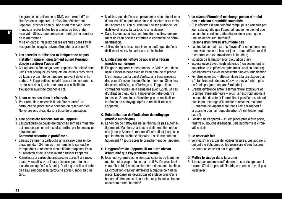 Air-O-Swiss AOS 7135 User Manual | Page 34 / 52