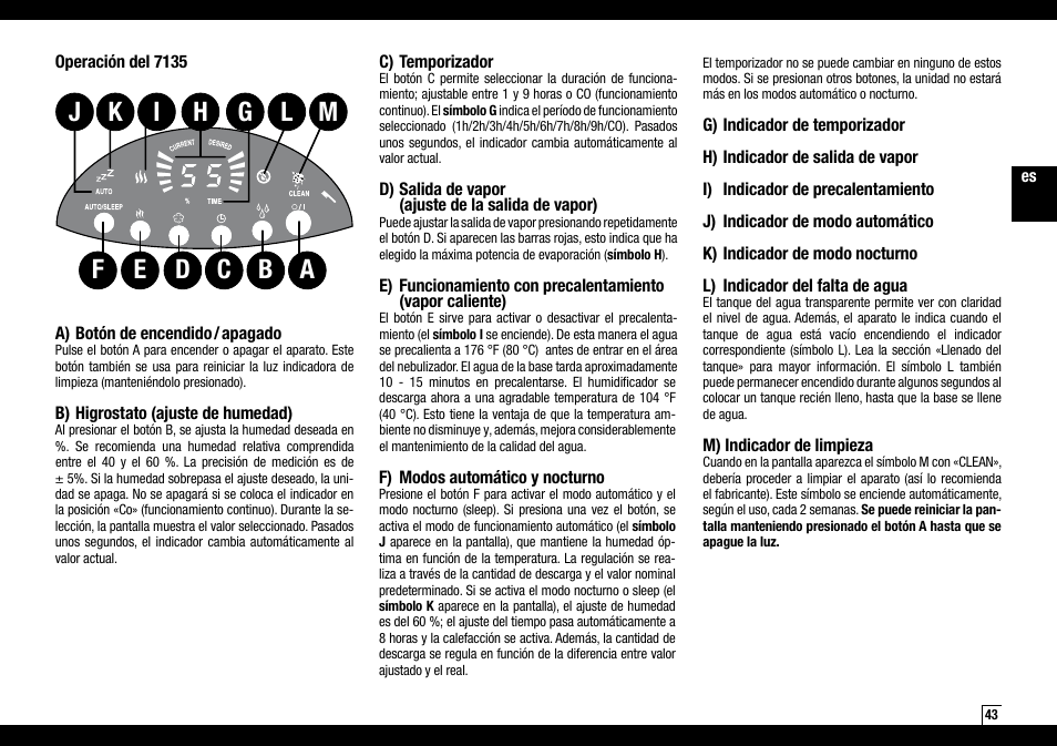 Air-O-Swiss AOS 7135 User Manual | Page 43 / 52
