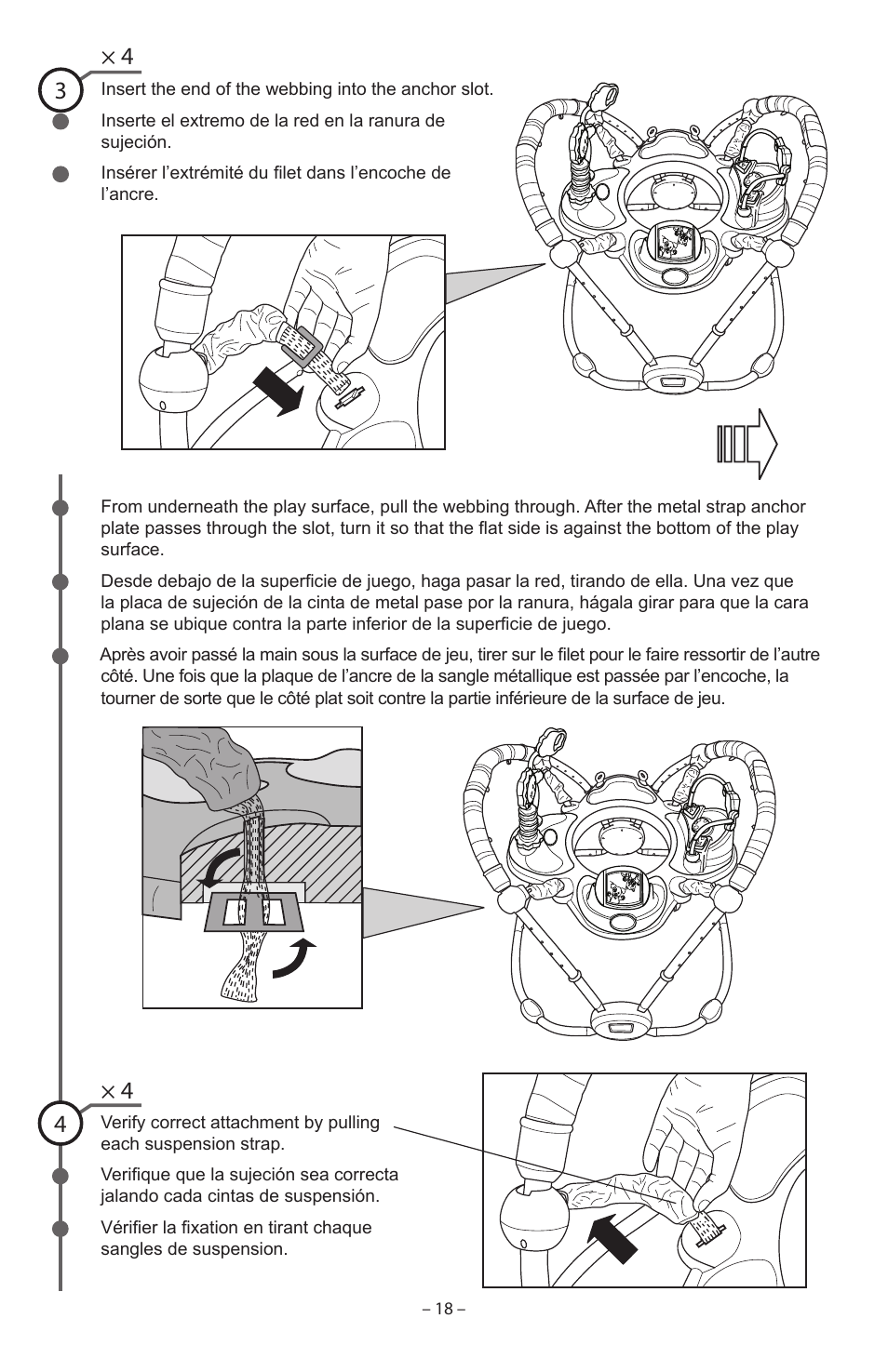 Ч 4 3 | Baby Einstein 90564 User Manual | Page 18 / 32