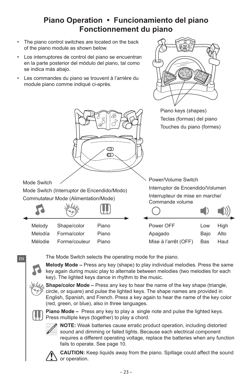 Baby Einstein 90564 User Manual | Page 23 / 32