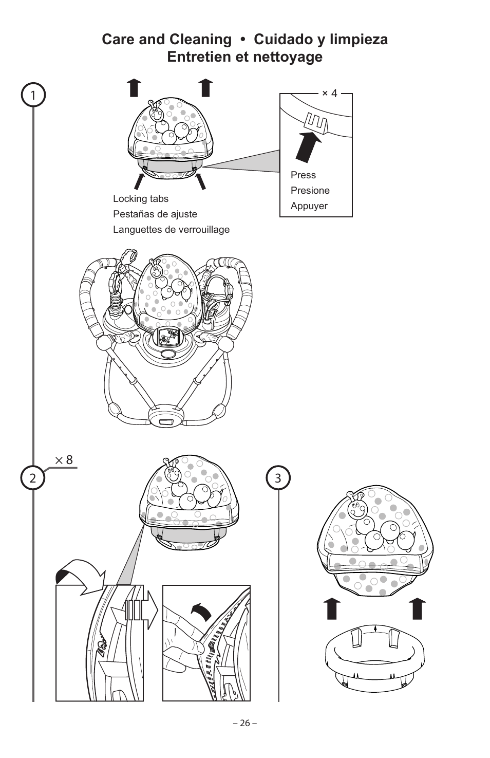 Baby Einstein 90564 User Manual | Page 26 / 32