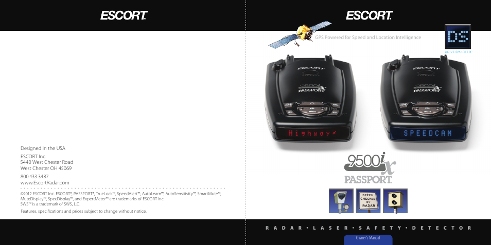 Escort 9500ix User Manual | 18 pages