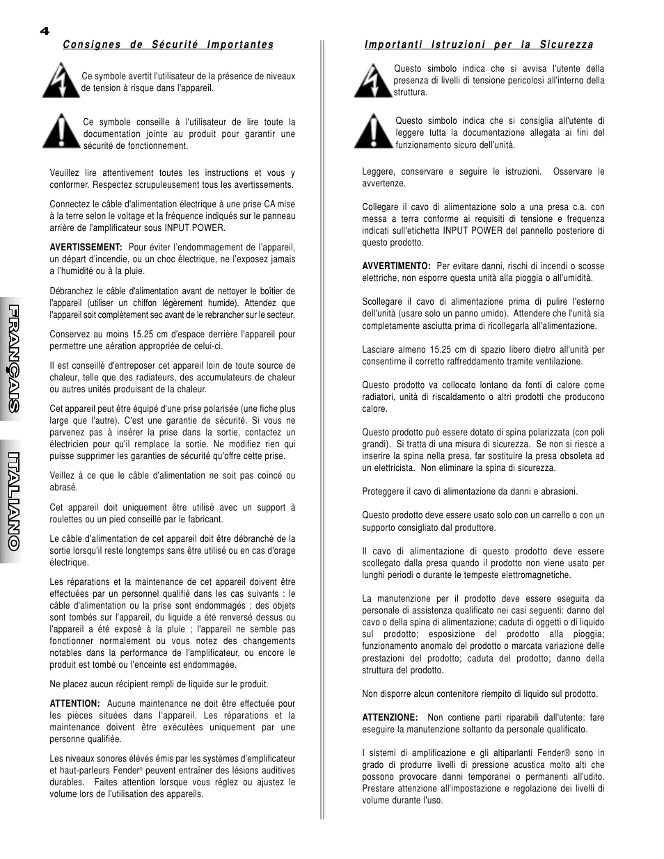Fender Hot Rod Deluxe User Manual | Page 4 / 20