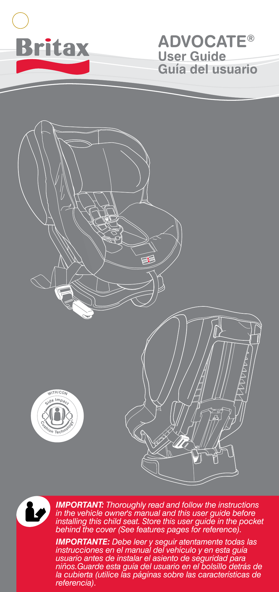 Britax ADVOCATE User Manual | 52 pages