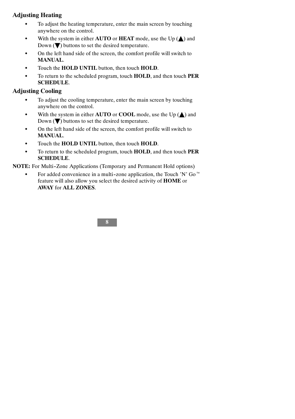 Bryant evolution thermostat SYSTXBBECW01-A User Manual | Page 14 / 68