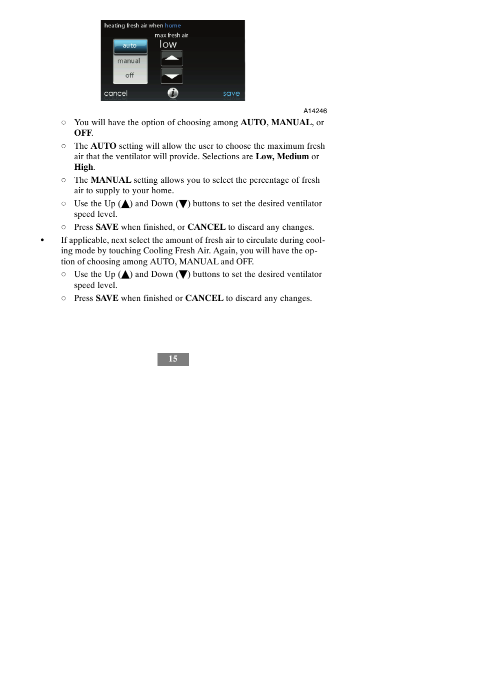 Bryant evolution thermostat SYSTXBBECW01-A User Manual | Page 21 / 68