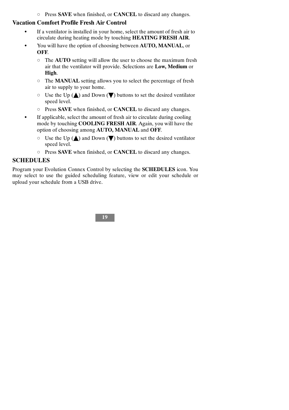 Bryant evolution thermostat SYSTXBBECW01-A User Manual | Page 25 / 68