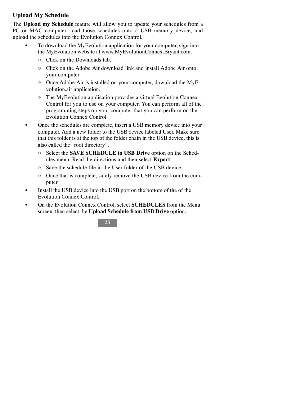 Bryant evolution thermostat SYSTXBBECW01-A User Manual | Page 29 / 68