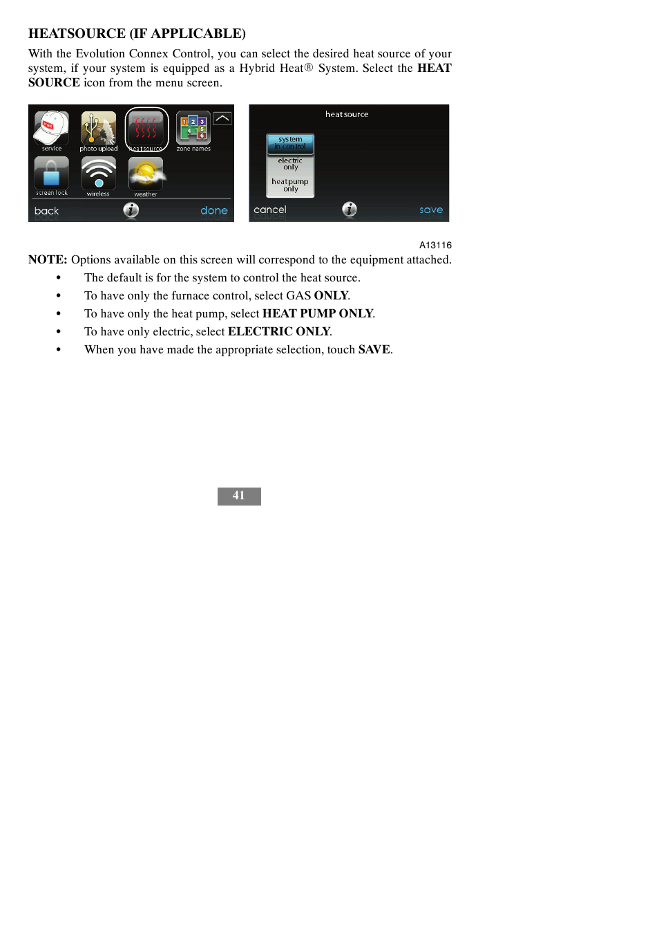 Bryant evolution thermostat SYSTXBBECW01-A User Manual | Page 47 / 68