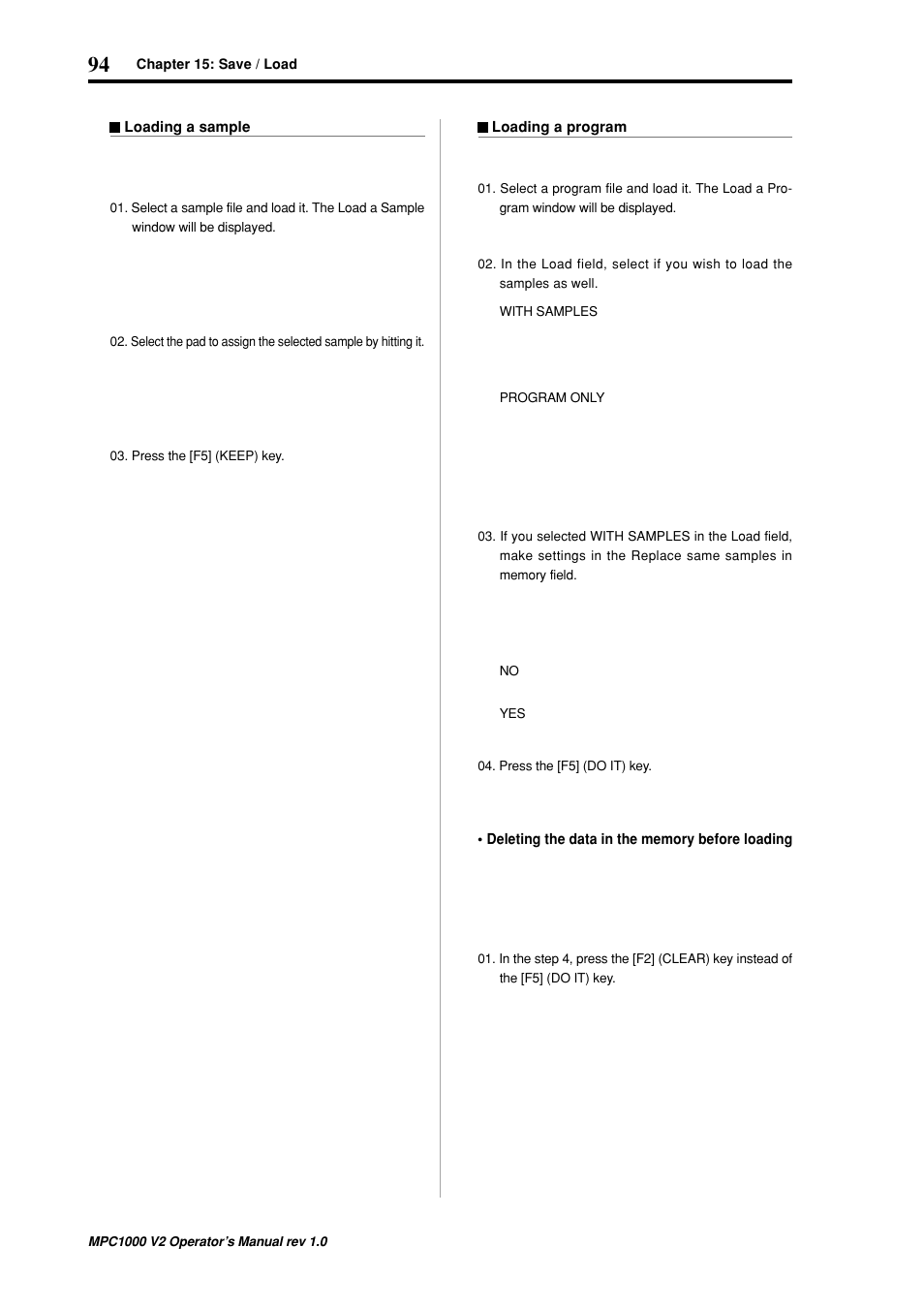 Akai MPC 1000 User Manual | Page 104 / 120