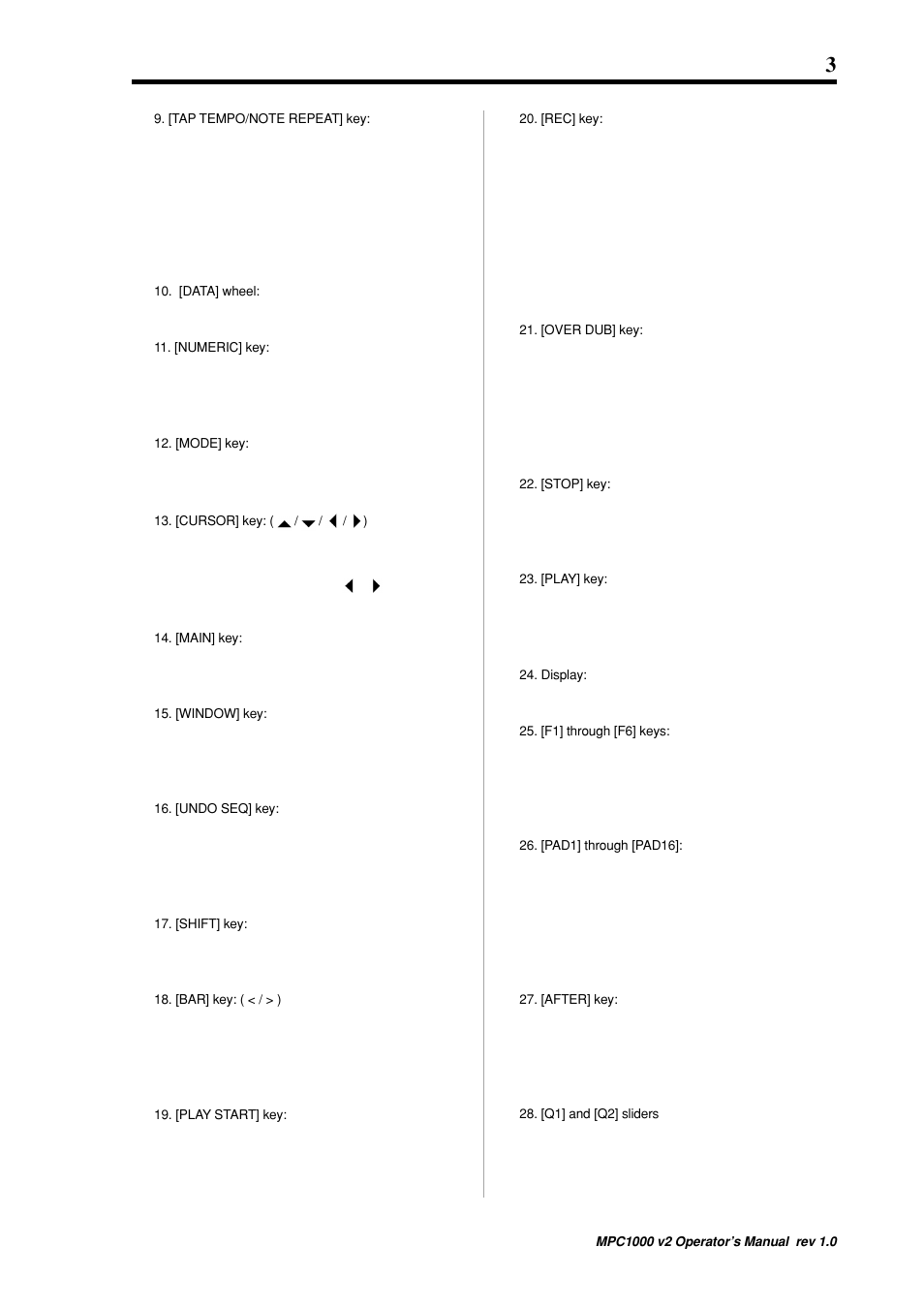 Akai MPC 1000 User Manual | Page 13 / 120