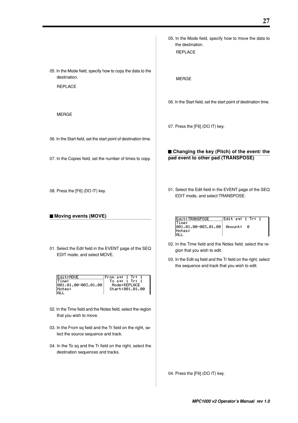 Akai MPC 1000 User Manual | Page 37 / 120
