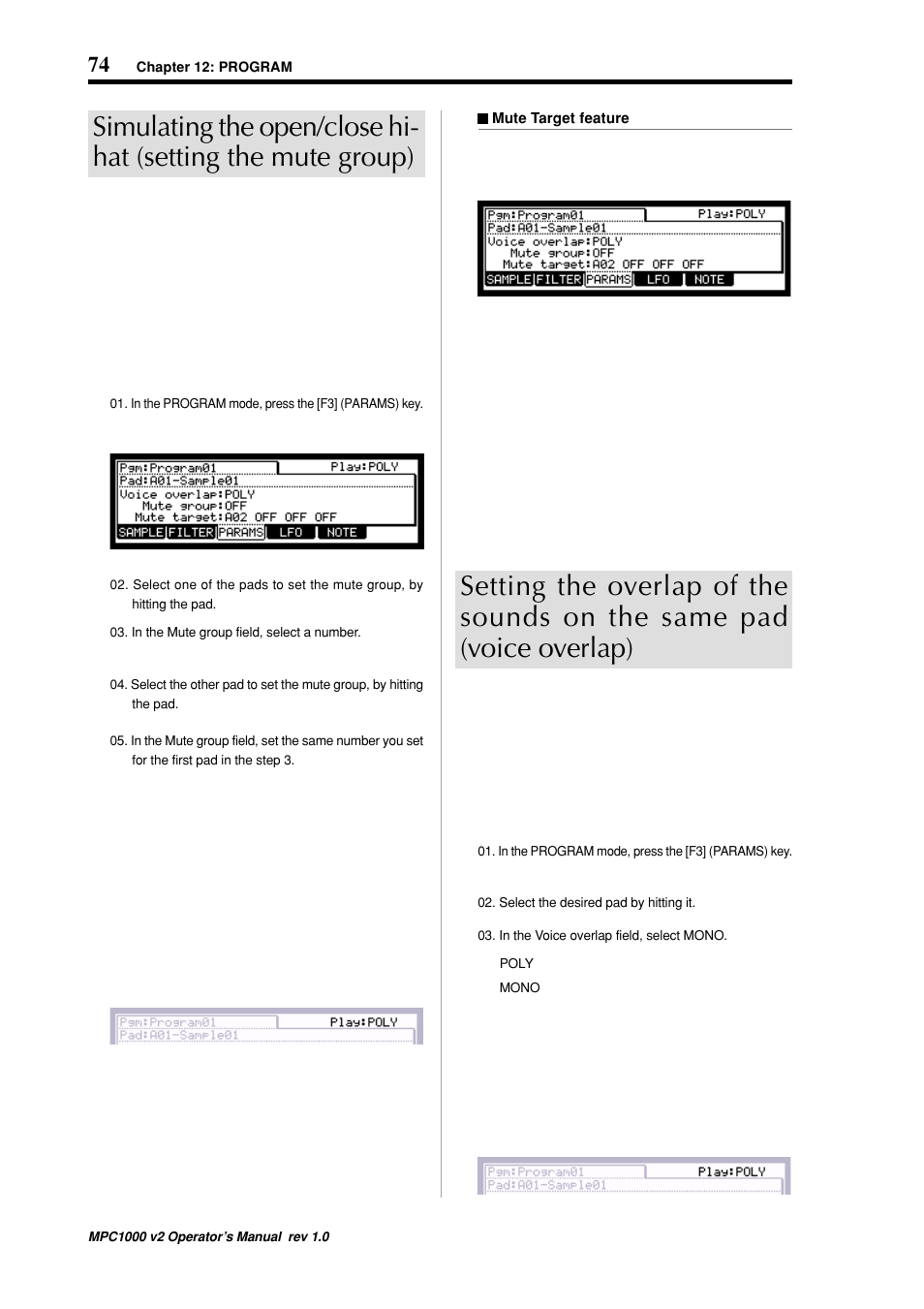 Akai MPC 1000 User Manual | Page 84 / 120