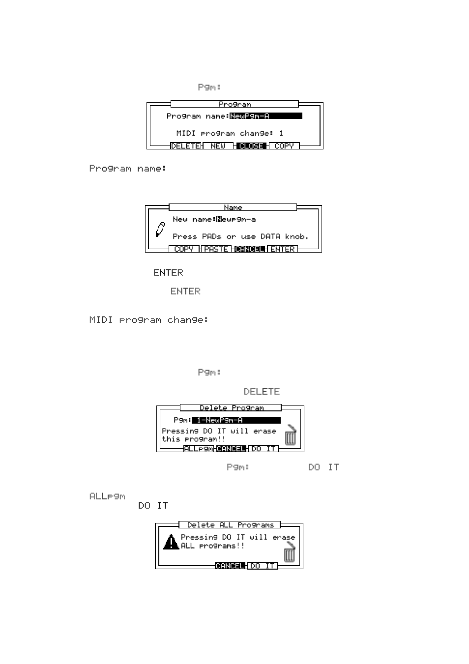 Akai MPC 2000xl User Manual | Page 125 / 208