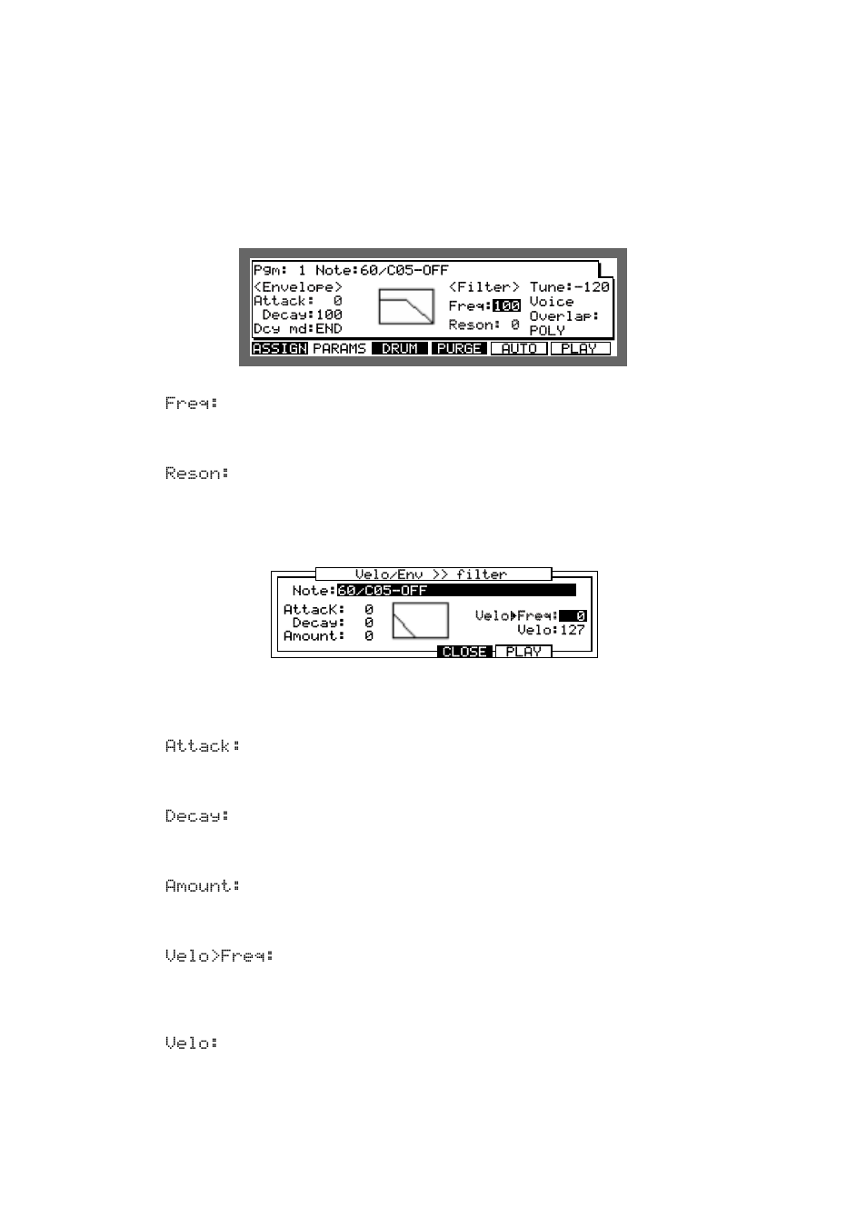 Setting the filter | Akai MPC 2000xl User Manual | Page 135 / 208